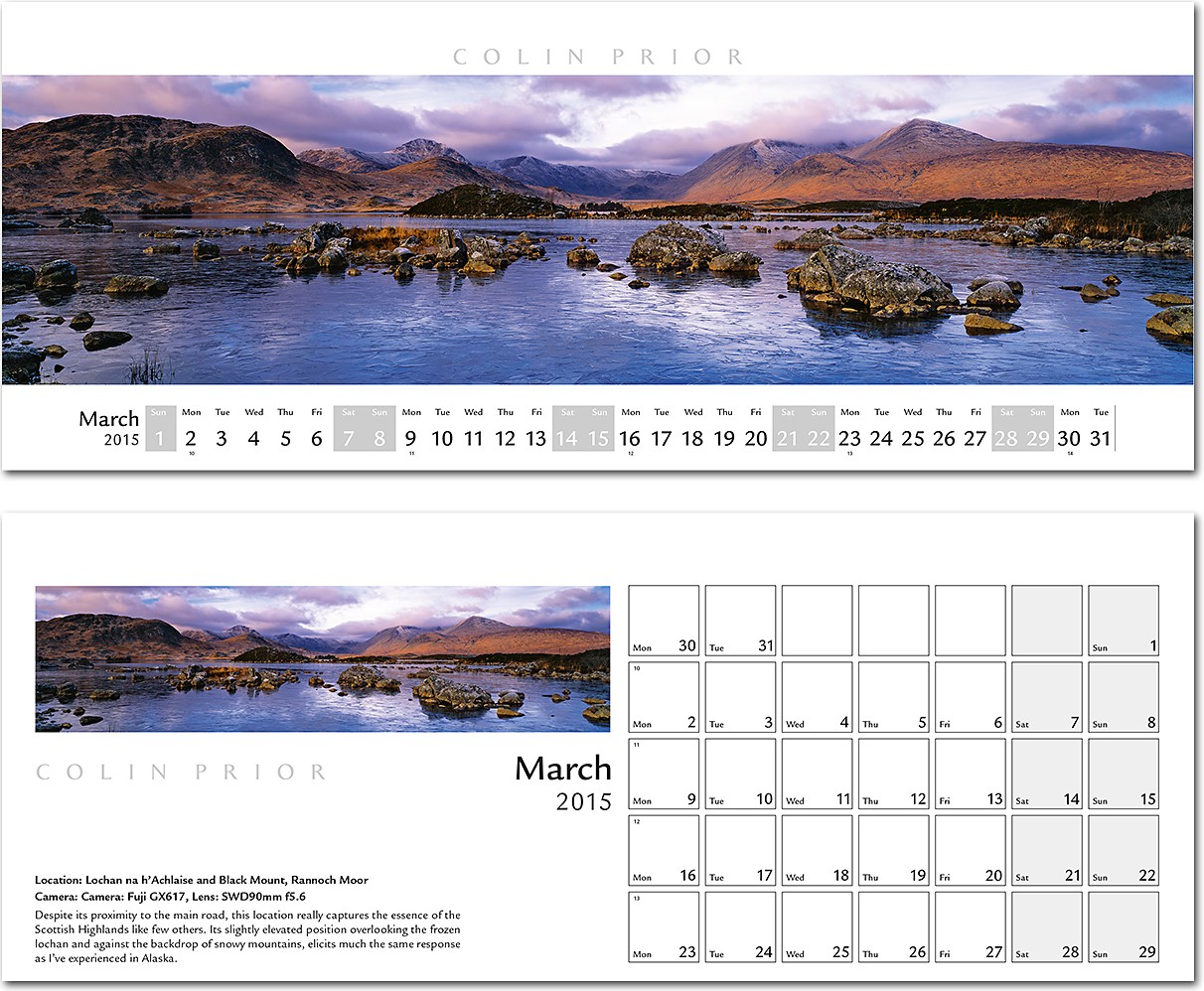 Colin Prior Desk Calendar 2016 Rose Calendars