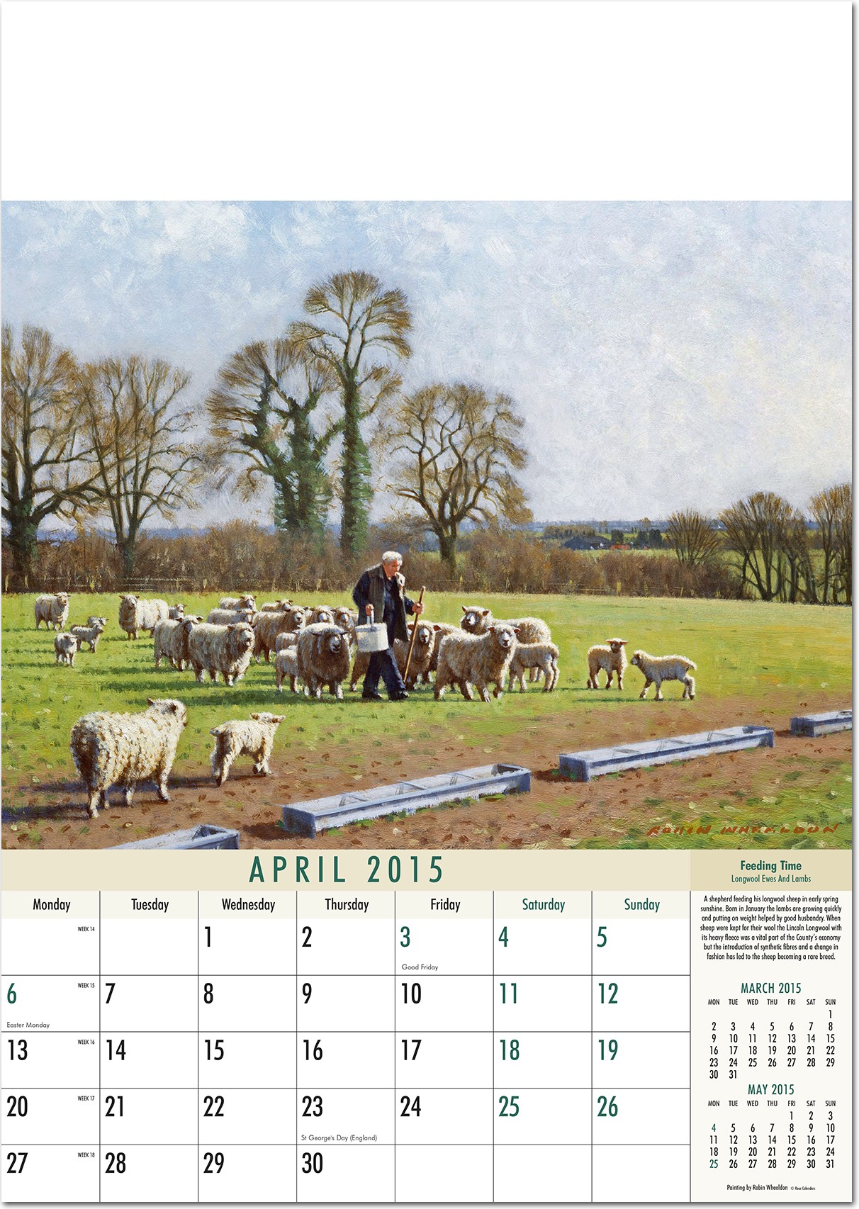 Rural Heritage Calendar 2016 Rose Calendars
